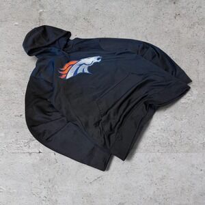 Mens Denver Broncos Black NFL Hoodie size mens Medium